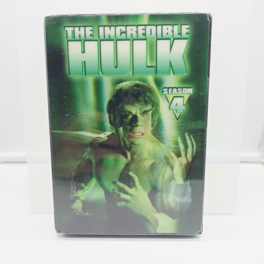 The Incredible Hulk Season 4 DVD 2007 Bill Bixby Lou Ferrigno Classic TV Rare